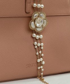 Triple Layer White Pearl Necklace